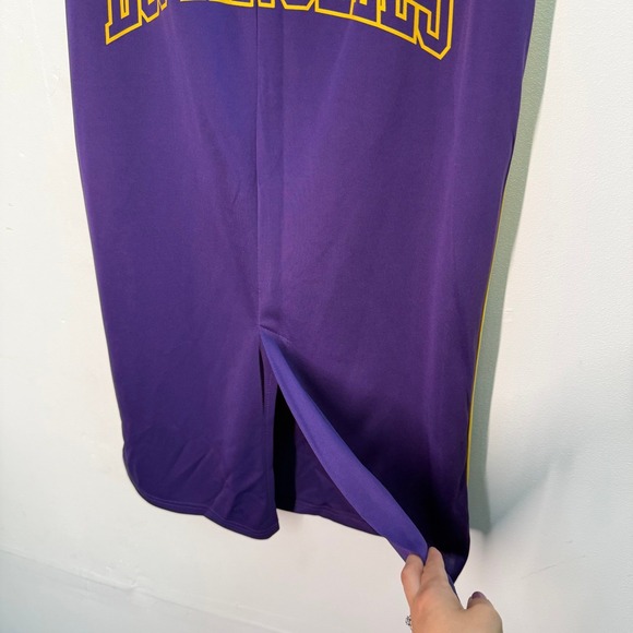 Los Angeles Lakers Ultra Game Purple Gold Basketball Skirt 1X Women's - Picture 6 of 6